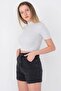 High Collar Short Sleeve Basic Crop Blouse B1096-asn75 - 4