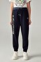 Girl's Navy Blue Sweatpants - 2