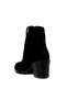 - Black Suede Zippered Women's Boots 105-3328-72545 - 4
