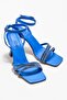 Blue Women's Heeled Sandals 24Y - 2