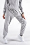 Pack of 2 Black-Grey Jogger Sweatpants Rubber Leg High Waist Winter - 6