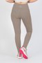 Women's Mink Corduroy Winter Warm With Fleece Pocket High Waist Ankle Length Thermal Tights 25" - 6