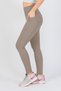 Women's Mink Corduroy Winter Warm With Fleece Pocket High Waist Ankle Length Thermal Tights 25" - 7