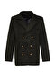 Khaki Regular Fit Double-Breasted Winter Cashmere Coat Tmnaw21Kb0027 - 9