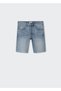 Dikişşsiz Denim Şort - 2