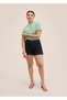 Mom-fit Denim Shorts - 7