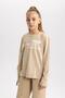 Girl's Relax Fit Printed Long Sleeve T-Shirt A8074A823Au - 4