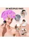 Hair Drying Bonnet Head Towel Shower Cap Wet Hair Drying Bonnet Microfiber Suitable for All Hair Types - 6