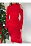 Off-the-Shoulder Stone Midi Dress - 6