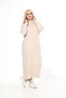 Stone Half Turtleneck Knitwear Knitted Dress - 6