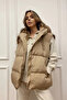 Women's Zipper Detailed Inflatable Vest