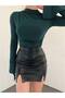 Ruched Bell Sleeve Blouse - 2