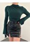 Ruched Bell Sleeve Blouse