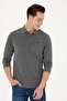 BASE. Polo Assn. MEN'S ANTHRACITE MELANGE POLO NECK BASIC SWEATSHIRT G081SZ082.000.1735204 - 6
