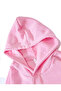 Women's Pink Oversize Back Printed Minimal Design Hooded Sweatshirt Long Sleeve Hoodie - 8