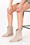 Women's Genuine Leather Hidden Heeled Western Pull Boots Rg.88240 - 3