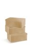 Covered Velcro Tape Base Size Box Storage Bag 3 Pieces 50X40X19 Beige Color - 2
