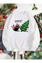 New Season New Year Special Unisex 2 Thread Raised What Printed 0 Collar Sweatshirt