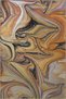 Light Tone Multicolor Surrealist Wavy Abstract Spiral Patterned Creative Modern Decorative Carpet 2359