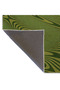 Green Themed Abstract Spiral Patterned Creative Modern Decorative Carpet 2351 - 4