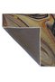 Light Tone Multicolor Surrealist Wavy Abstract Spiral Patterned Creative Modern Decorative Carpet 2359 - 4