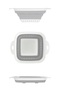 Folding Square Accordion Strainer Foldable Strainer - 2