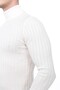 Slim Fit Ribbed Full Fisherman 3-Piece Sweater - 4