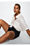 Straight Cut Denim Shorts - 7