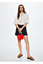 Straight Cut Denim Shorts