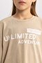 Girl's Relax Fit Printed Long Sleeve T-Shirt A8074A823Au - 5