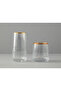 Koza Glass 3-Piece Soft Drink Glass Gold - 4