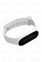 High Quality Silicone Band Compatible with Xiaomi Mi Band 3 and 4 (Band only) (white) - 3