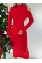 Off-the-Shoulder Stone Midi Dress - 2