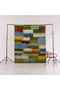 Green Blue Themed Multicolor Mixed Geometric Rectangular Shape Patterned Modern Decorative Carpet 2317 - 5