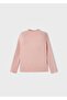 Girl's Cream Sweater Ribbed Takmayaka