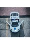 Metal Pull Drop Police Vehicle White 13 cm X 6 cm X 5 cm - 5