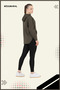 Women's Tights Set Sports Tunic & Leggings Diving Fabric Sports and Casual Khaki 3060 - 7