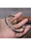 Scandinavian Nordic Patterned Clamp Open Style Men's 316l Steel Bracelet - 6