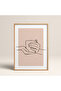 لوحة مفردة مؤطرة لوحة ملصق حديثة TK/167