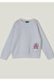 Girl's White Sweatshirt