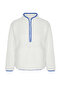 Beyaz Peluş Örme Spor Sweatshirt THMAW23SW00021 - 7