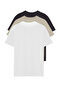 Taş-Ekru-Antrasit Slim/Dar Kesim Bisiklet Yaka Basic %100 Pamuklu 3'lü Paket T-Shirt TMNSS19BO0007 - 4