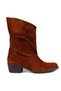 - Tan Color Foldable Women's Leather Boots 105-2910-Venus