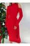 Off-the-Shoulder Stone Midi Dress