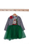 Girl's New Year Dress Patterned Tulle 3-6 Years Old