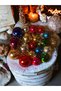 Christmas Tree Ornament 18 Pieces Colorful Christmas Ball Set 6 Pieces 4 Cm 12 Pieces 3 Cm Christmas Ball - 3