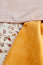 Mita Burgundy Double Duvet Cover Cotton Blanket Set - 7