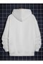 SEBESTA FASHİON NEW SEASON SPECIAL FOR THE NEW YEAR Unisex 2 THREAD RADIAN MERYY PRINTED HOODED Sweatshirt - 2
