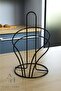 Stainless Full Steel Towel Holder - Swan Pattern, Vertical Circle KTkugu - 2