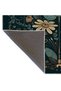 Dark Tone Multicolor Mixed Ethnic Flower and Rose Patterned Modern Decorative Carpet 2332 - 4